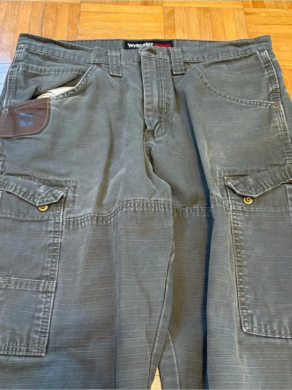 Vintage Wrangler Riggs Double Knee Cargo Ranger Jeans